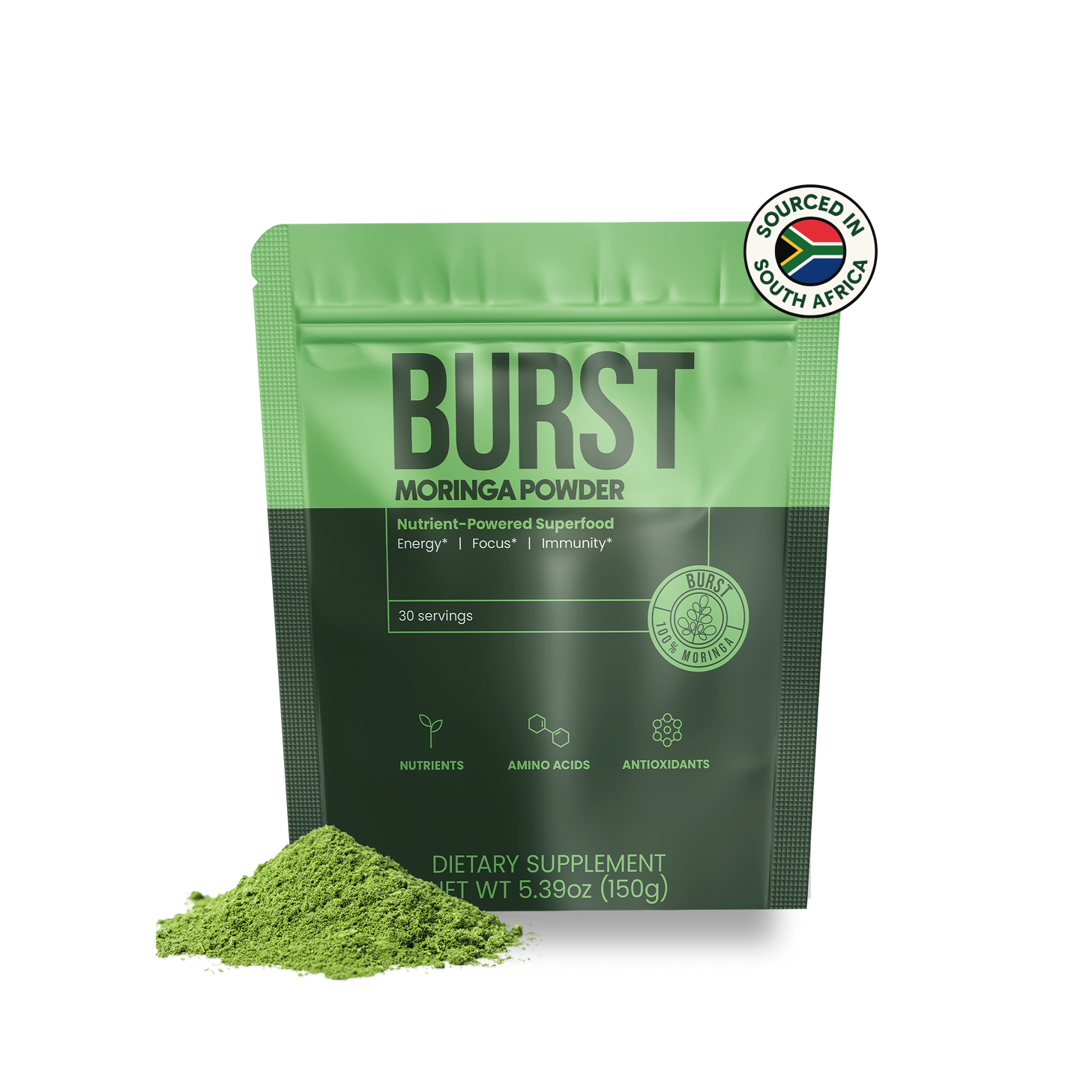 Organic BURST Moringa Powder