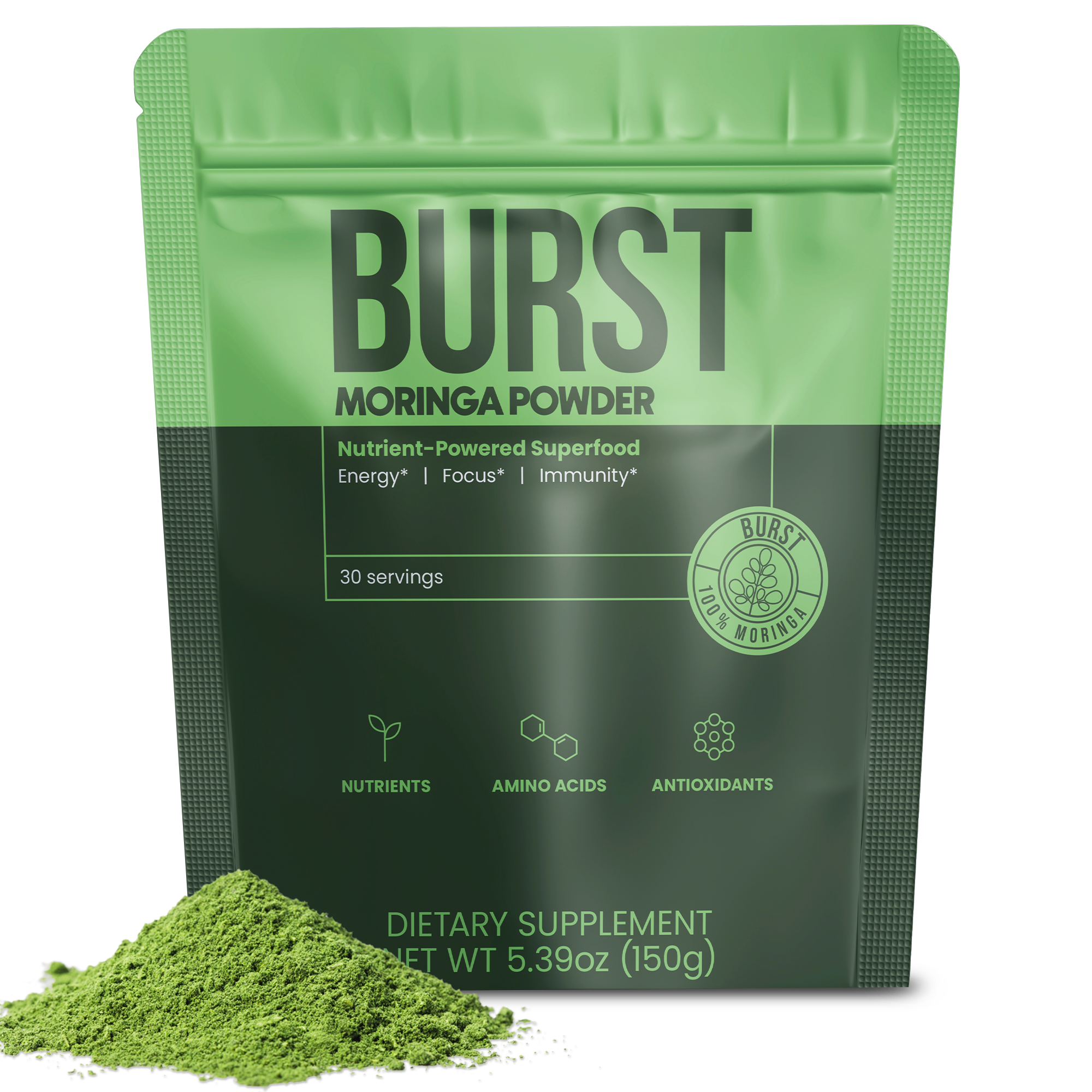 Moringa Powder - 30 Day Supply