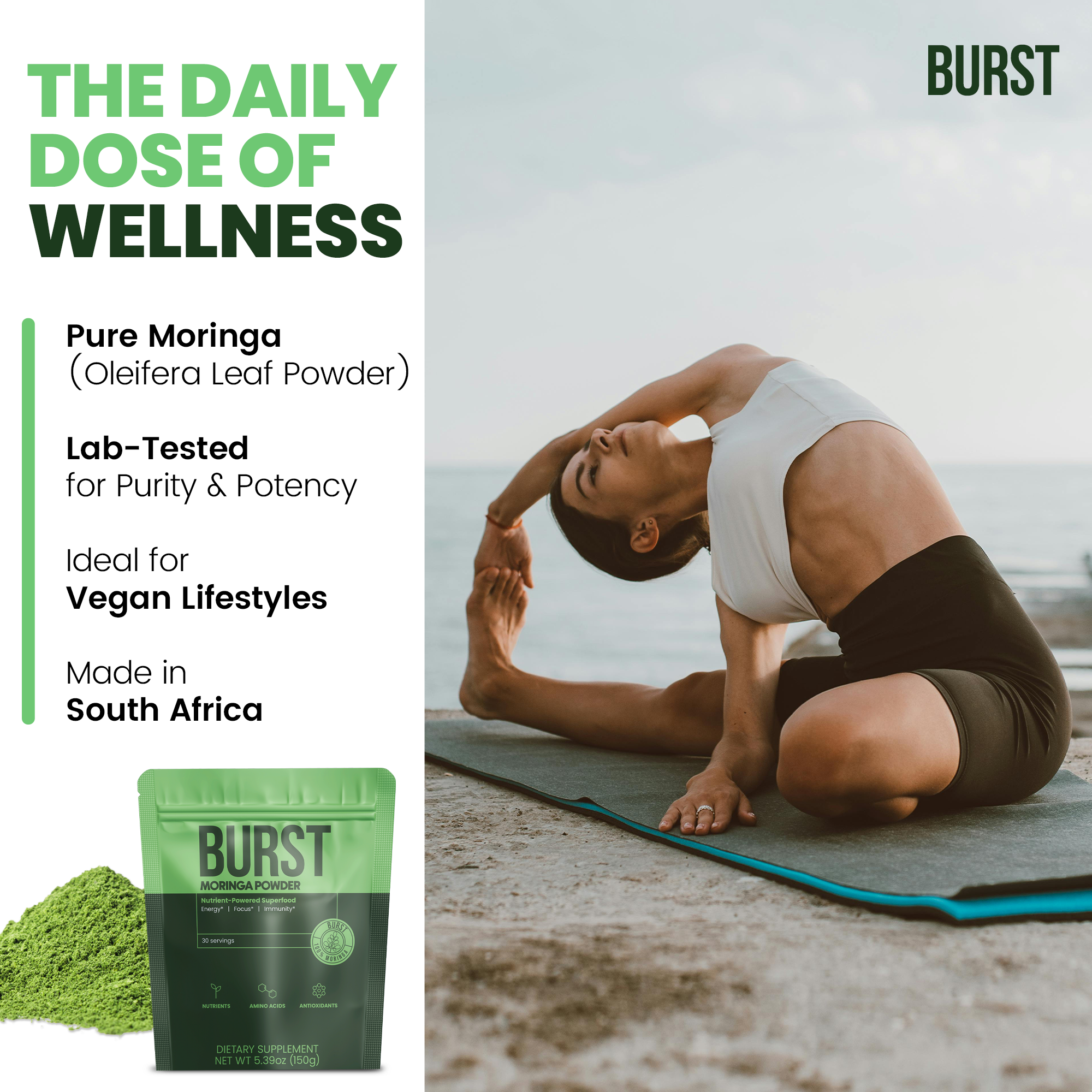 Moringa Powder - 30 Day Supply