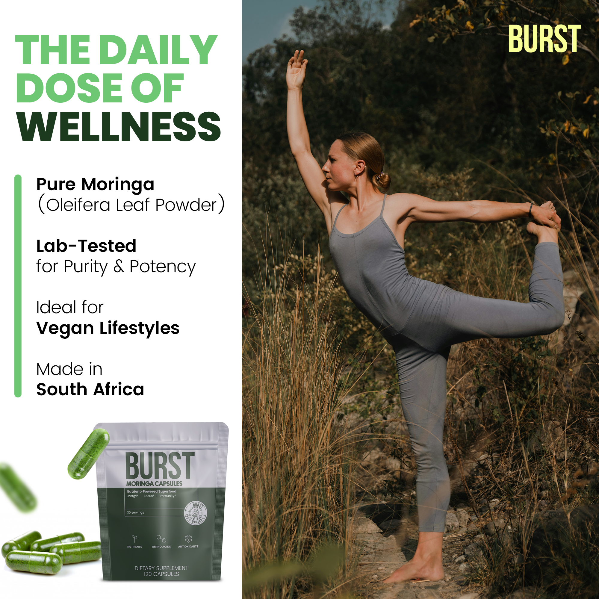 Moringa Capsules - 30 Day Supply