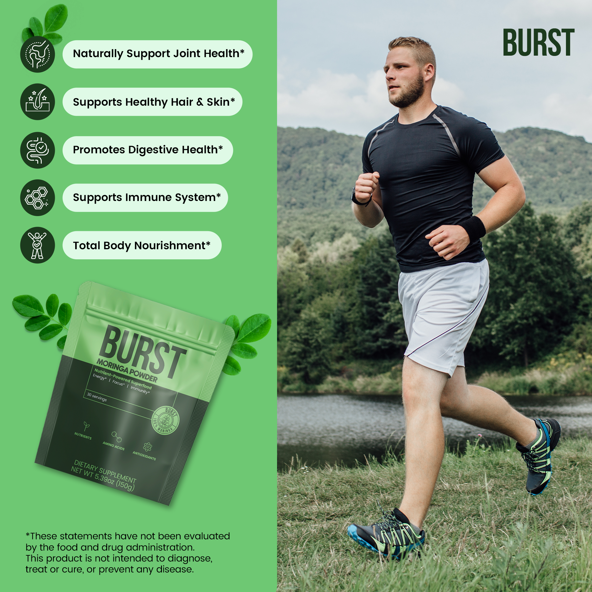 Moringa Powder - 30 Day Supply